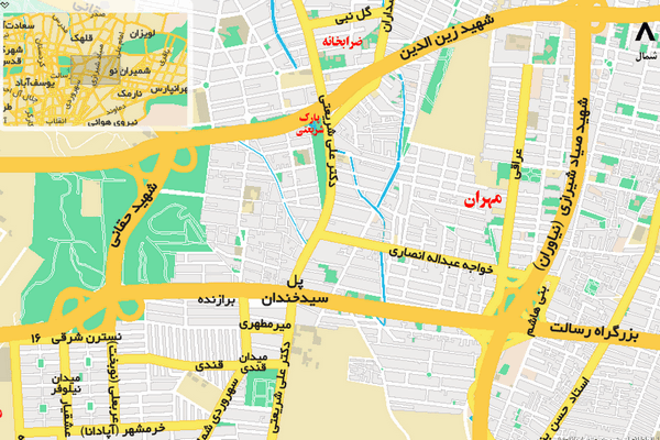 تهران - خیابان شریعتی - خیابان خواجه عبدالله انصاری - پلاک 85